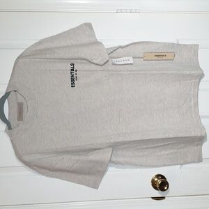 Fear of God Essentials Light Oatmeal T-Shirt